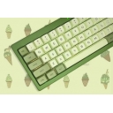 Mint Matcha 104+20 XDA profile Keycap PBT Dye-subbed Cherry MX Keycaps Set Mechanical Gaming Keyboard